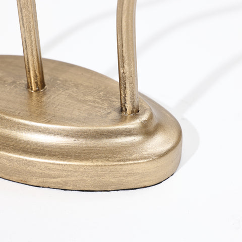 Gold 3-Taper Candle Holder
