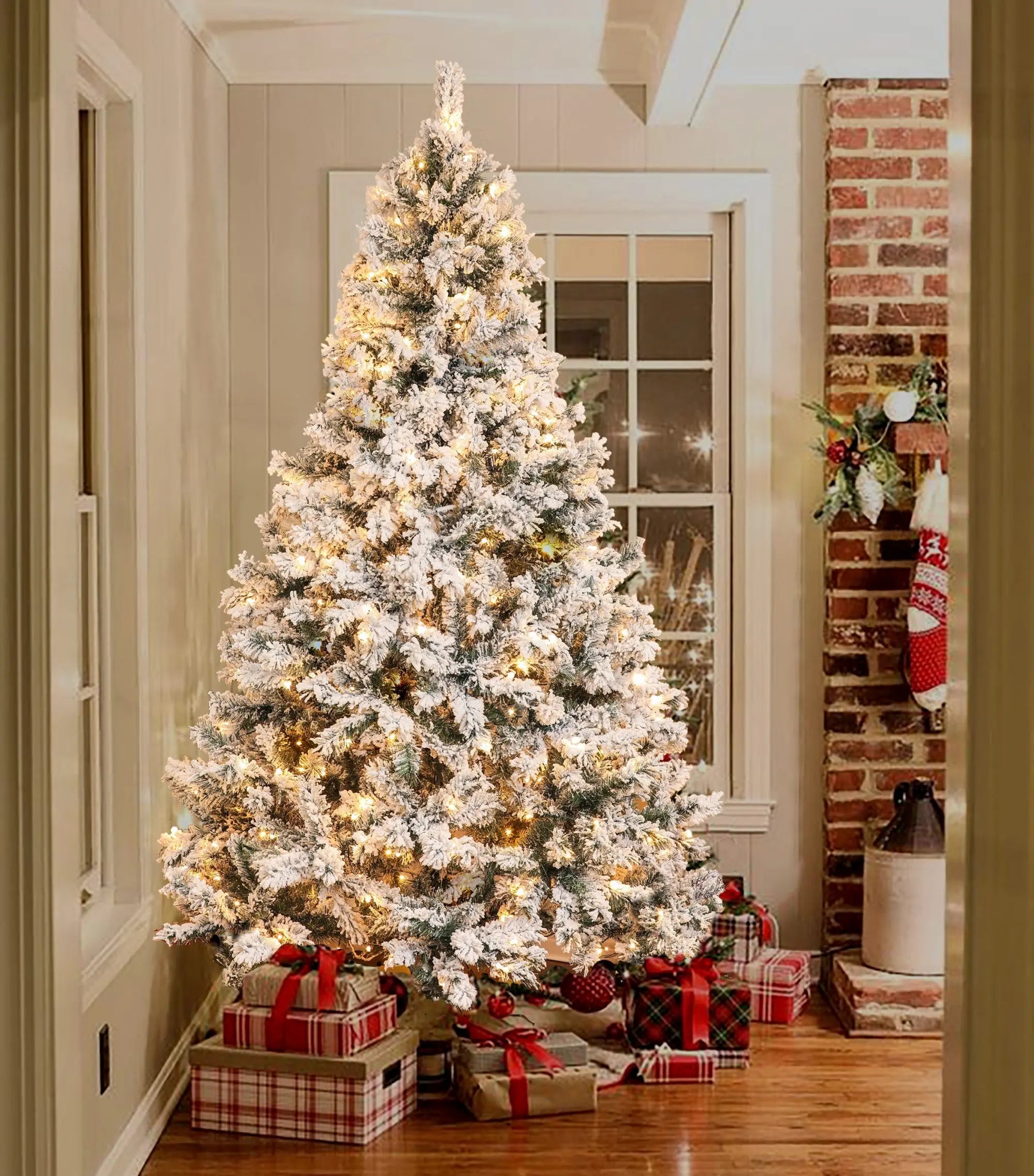 decorating-for-the-holidays-with-led-lighs-christmas-tree