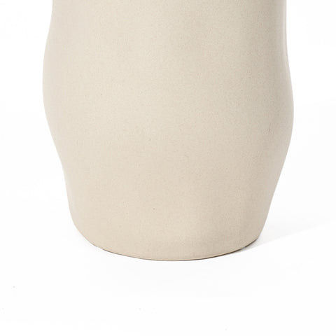 Ivoire ceramic tabletop vase, tall