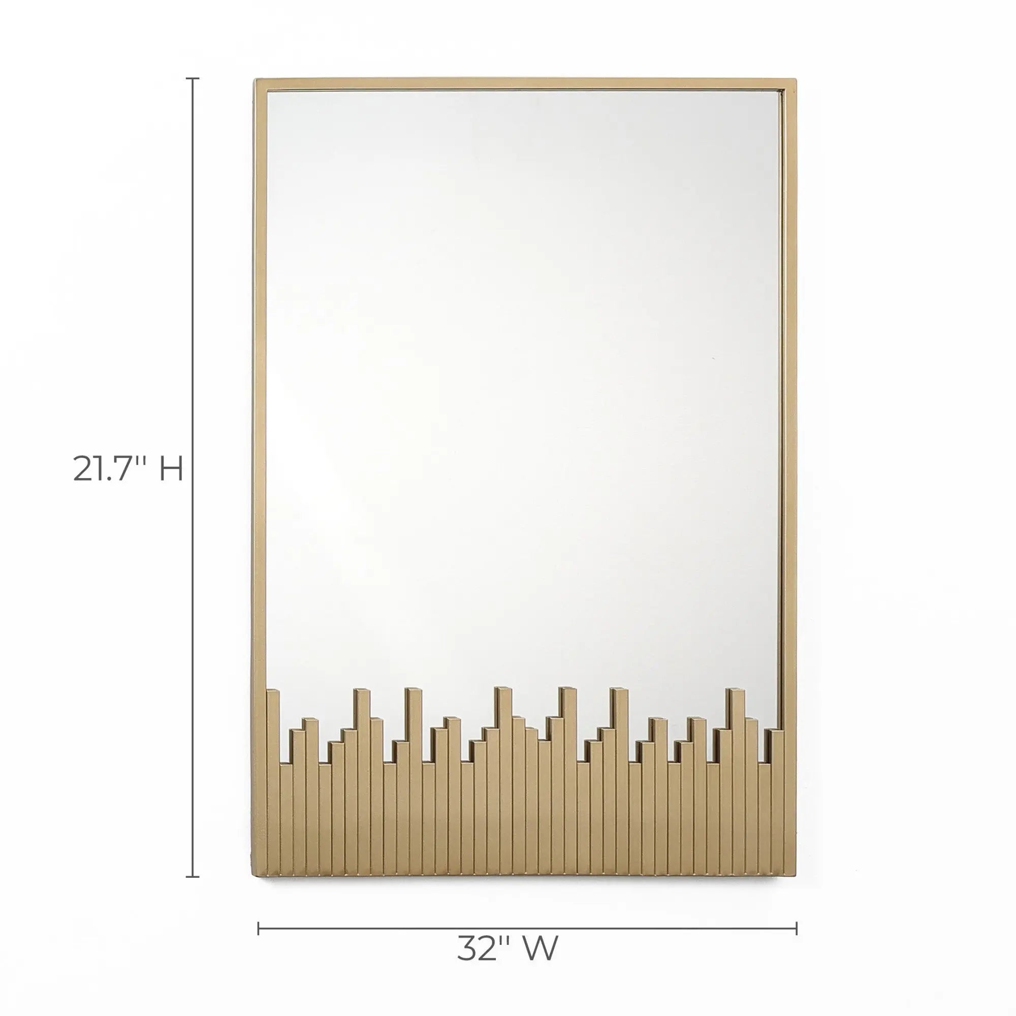  mirror-with-a-wooden-frame-and-a-city-skyline-printed-on-the-mirror's-surface
