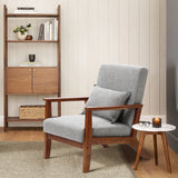 Josef accent chair, light gray