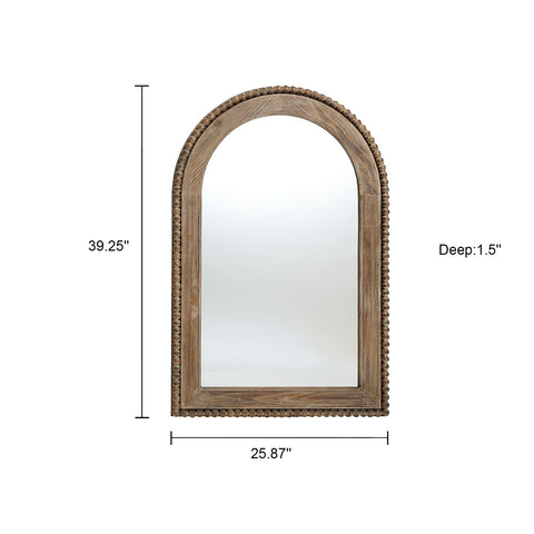 Alisson wall mirror, arch, wood-framed