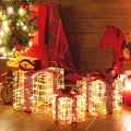 Holiday-festive-decor-three-lighted-gift-boxes-with-red-ribbon-and-bows-brightens-up-any-room