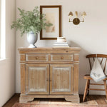 durable-natural-wood-finish-with-white-accents-storge-cabinet
