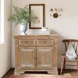 durable-natural-wood-finish-with-white-accents-storge-cabinet