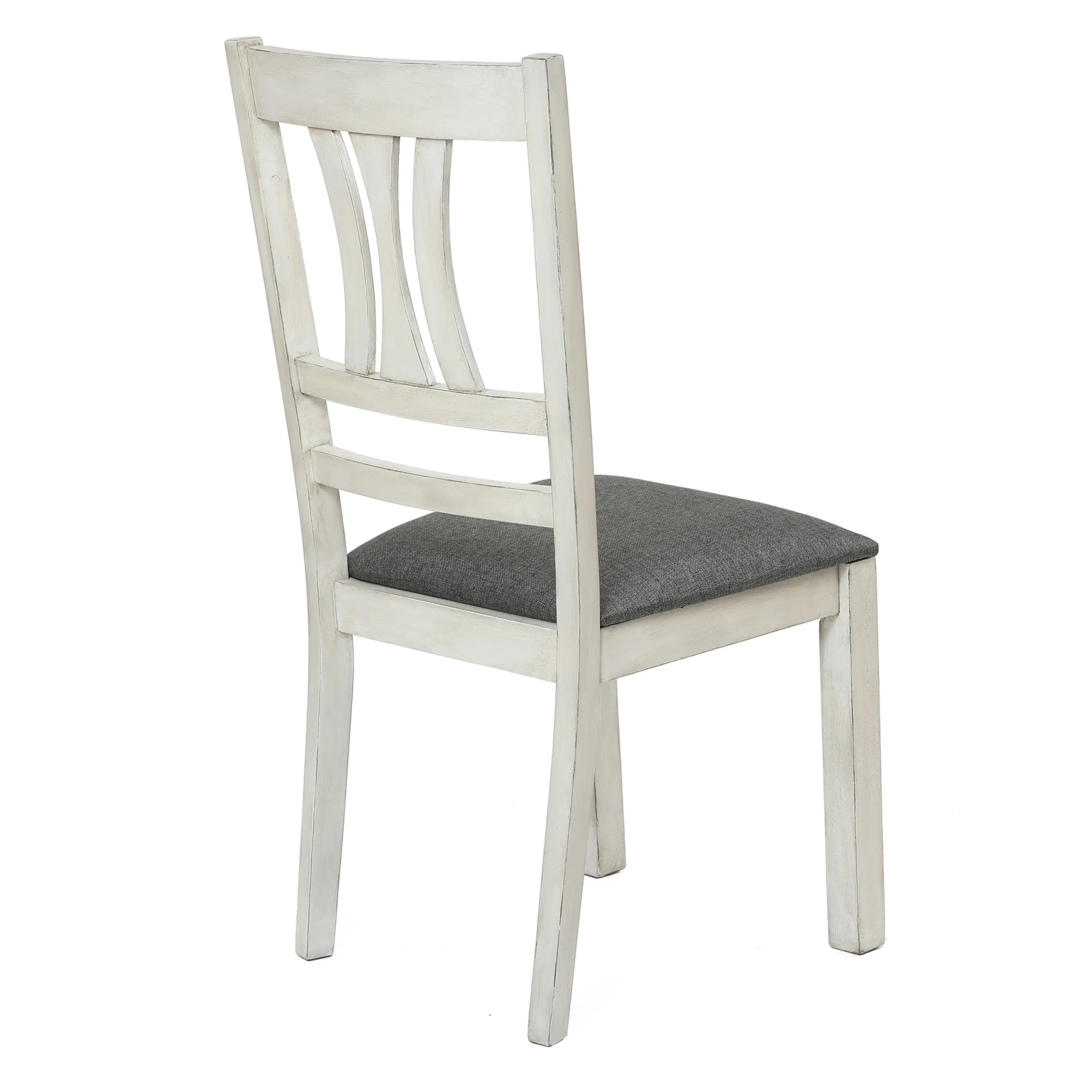 Modern Distressed Dining Chair, Set of 2 - LuxenHome