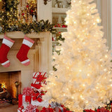 creating-a-festive-atmosphere-with-led-white-christmas-tree