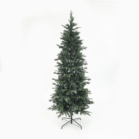 7Ft Pre-Lit LED Artificial Slim Fir Christmas Tree