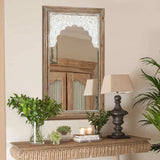 farmhouse-style-accent-wall-mirror-with-an-intricate-hand-carved-top