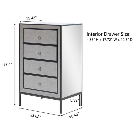 Speil 4-drawer chest