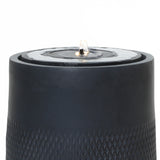 black-fountian-with-a-white-background