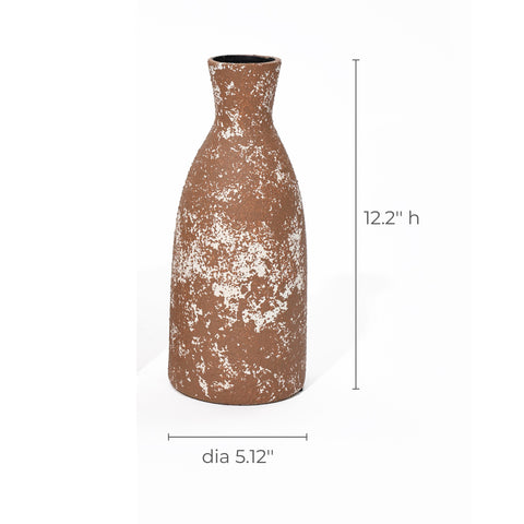 Olla stoneware vase, 12.2" h