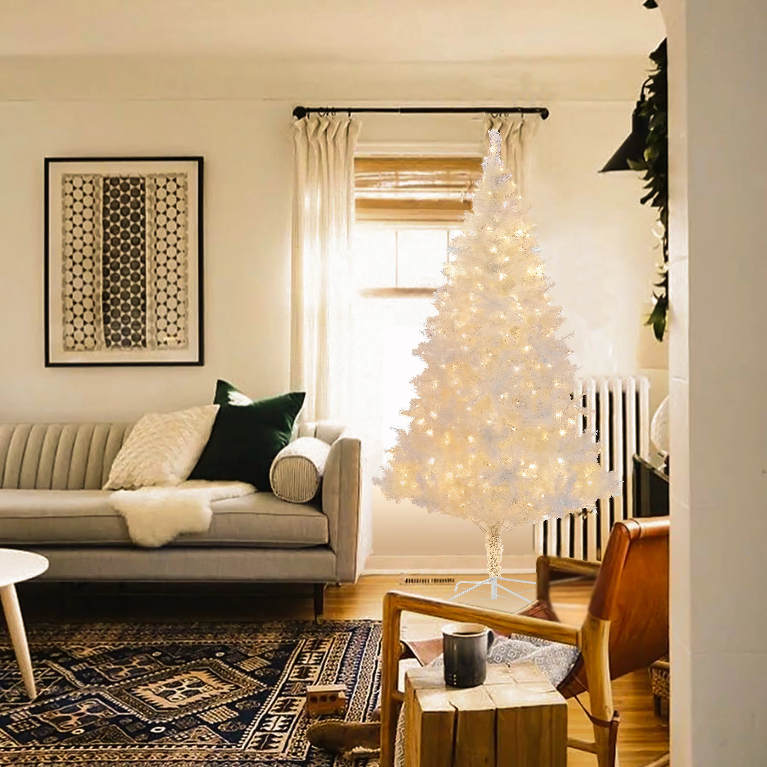 7ft-pre-lit-led-artificial-white-full-fir-christmas-tree
