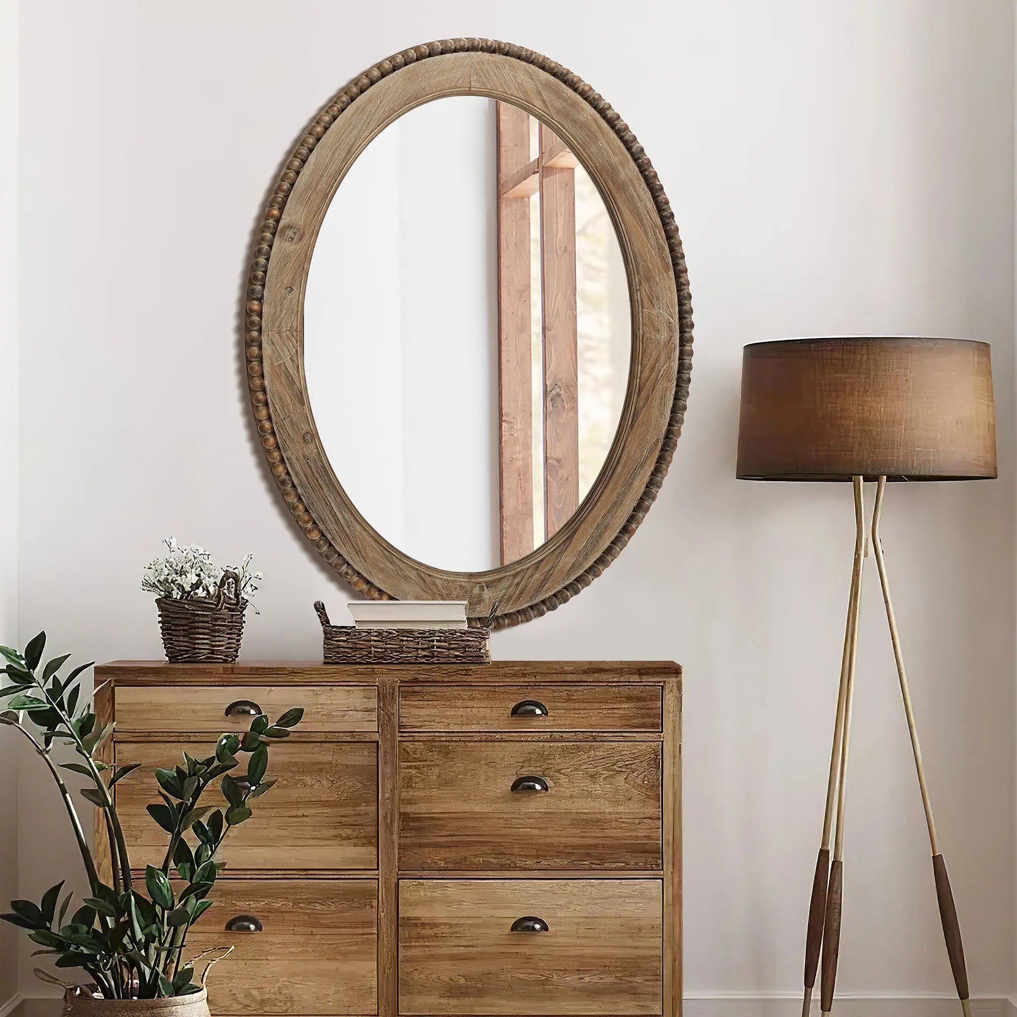 natural-wood-finish-oval-silhouette-mirror