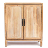 Two-door-natural-wood-cabinet-with-magnetic-doors