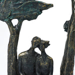 Lovers siting decorative sculpture - LuxenHome