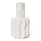 fluted-body-and-narrow-neck-stoneware-vase