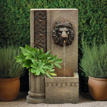 colonial-style-wall-fountain-in-spanish-garden