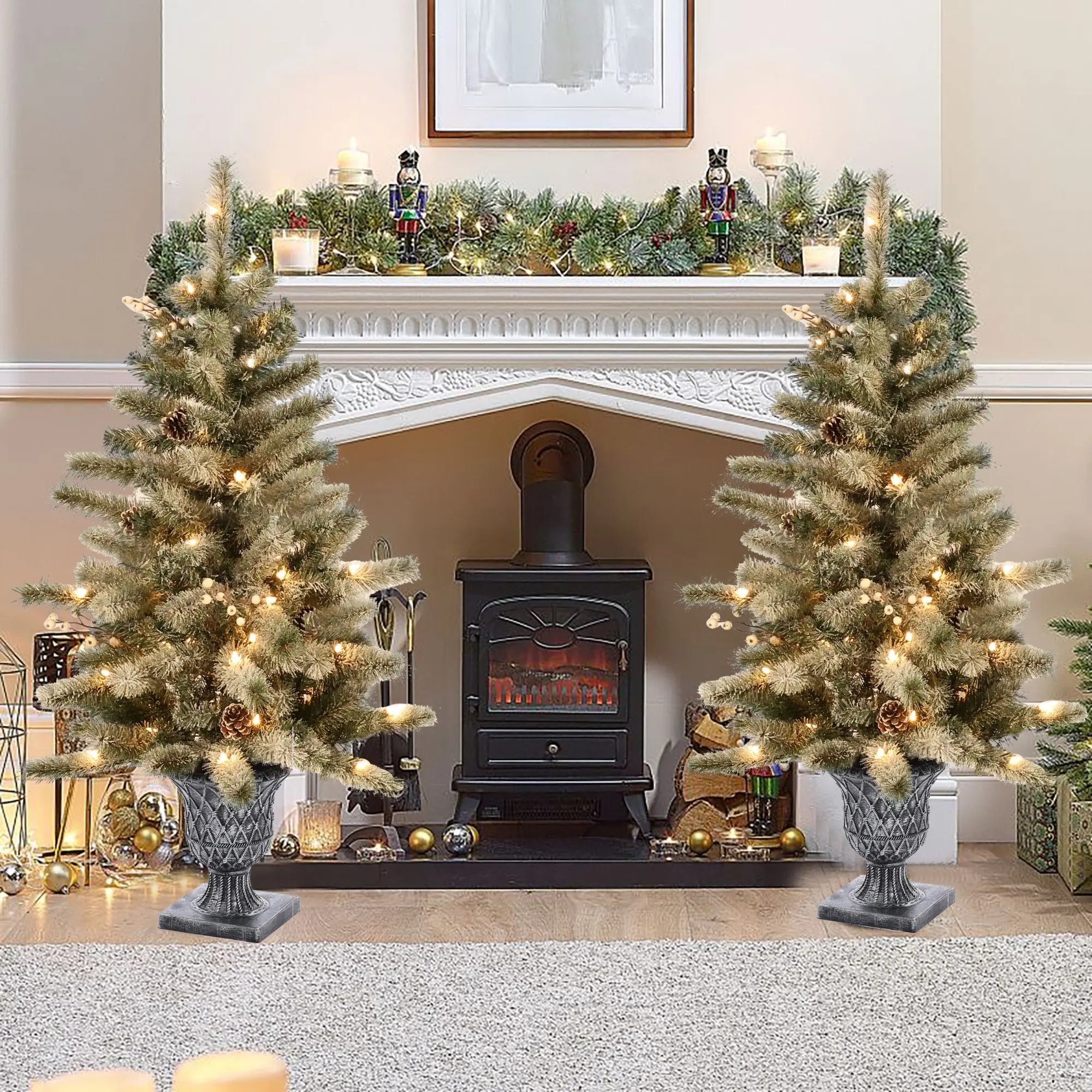 frame-your-entrance-or-dining-room-with-the-beautiful-set-of-2-faux-christmas-tree