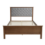Francis platform bed, queen - LuxenHome