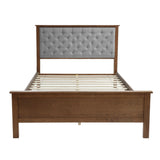 Francis platform bed, queen - LuxenHome