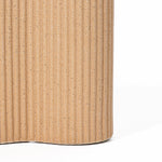 cylindrical-cork-vase-with-a-ribbed-texture