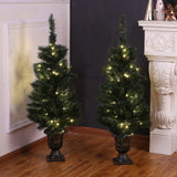 artificial-christmas-trees-artificial-set-of-2-decorate-your-home