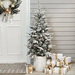 4ft-pre-lit-snow-flocked-potted-artificial-christmas-tree-with-70-led-battery-powered
