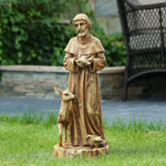 Grace series garden statue, Saint Francis - LuxenHome