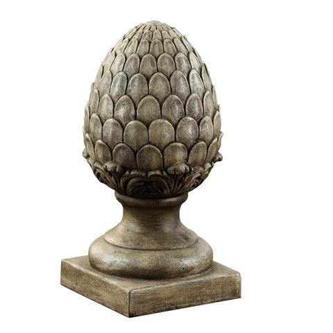 Artichoke finial statue