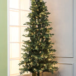 7ft-pre-lit-artificial-slim-fir-christmas-tree-with-led-lights
