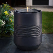 black-water-fountain-with-solar-powered-light