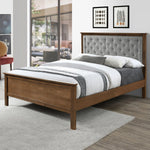 Francis platform bed, queen - LuxenHome