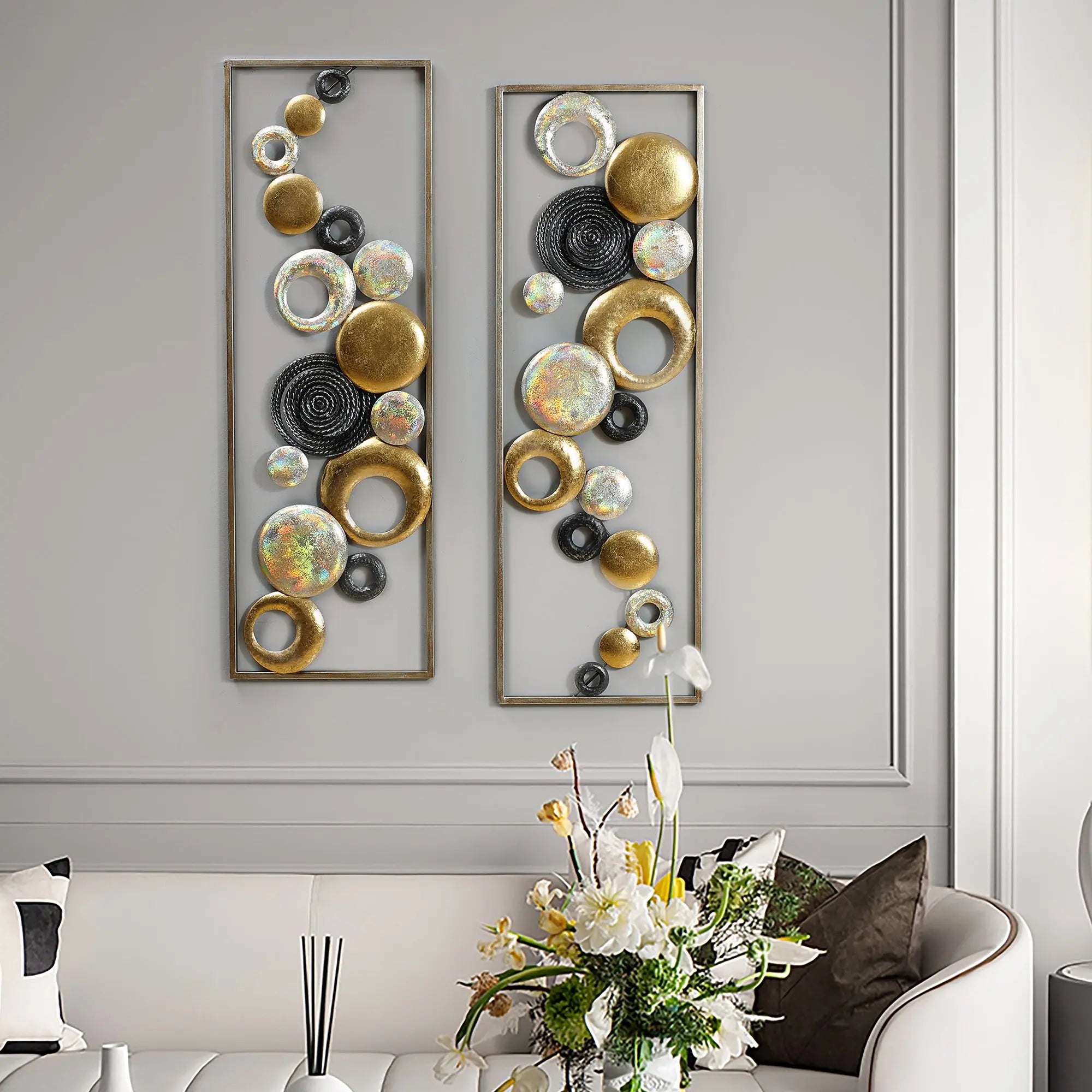 gold-black-silver-metal-wall-art 