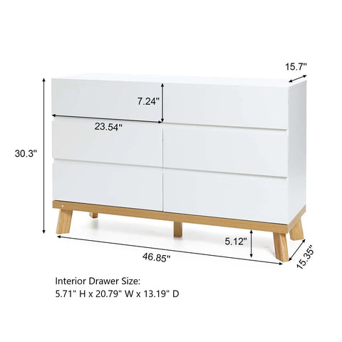 Ebba dresser, 6-drawer