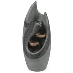 cement modern water fountain