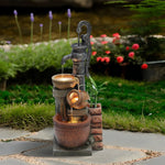 a-fountain-in-a-garden