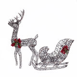 Majestic-reindeer-and-sleigh-light-holiday-decoration