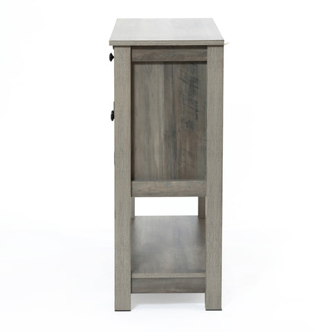 Lindsy console table with storage units