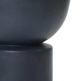 Round Bubbler Outdoor Fountain with Lights