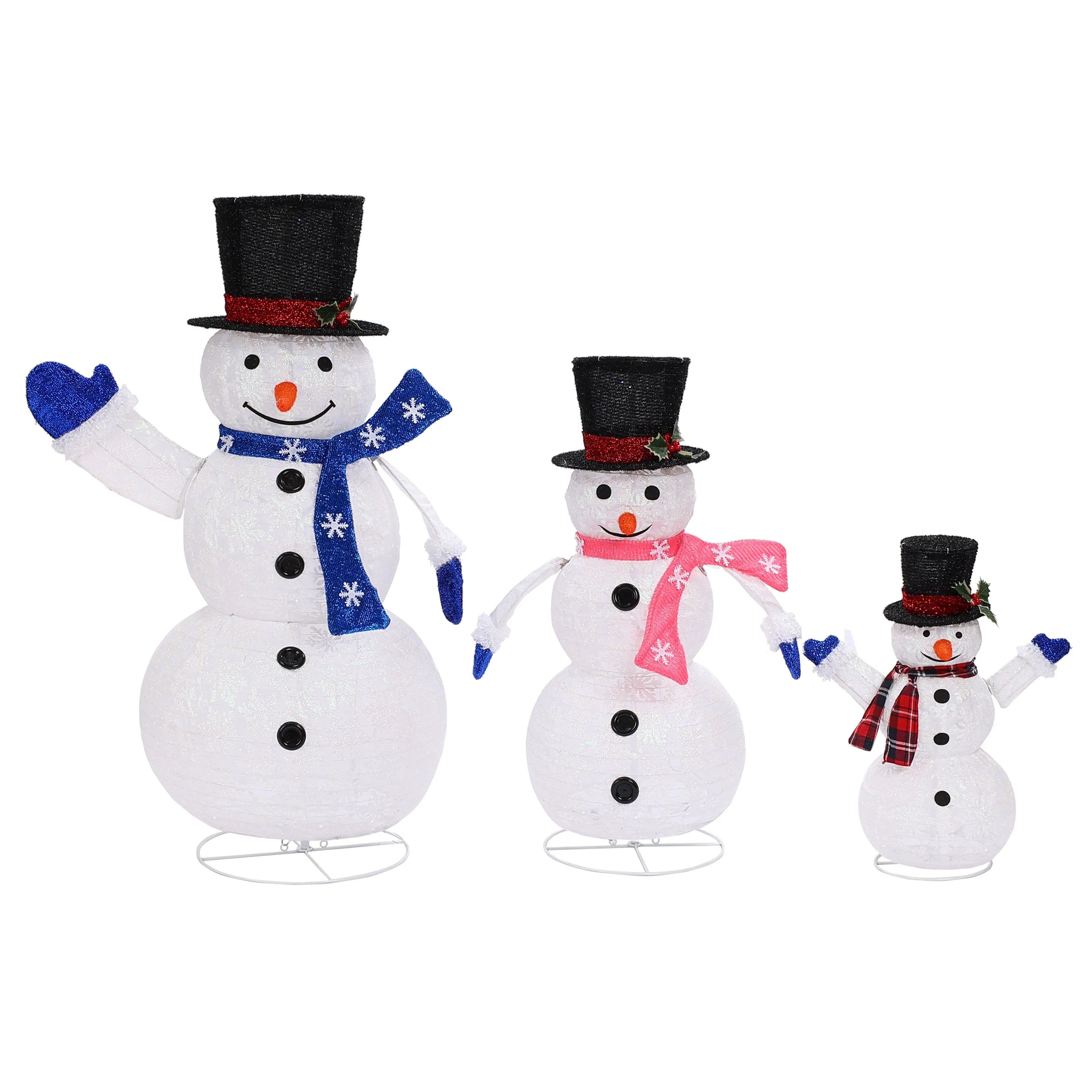 outdoor-indoor-Snowman-family-Christmas-decorations-perfect-for-entry-way-very-jolly-and-warm
