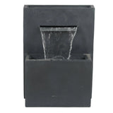 grey-resin-modern-rectangular-waterfall-outdoor-fountain 