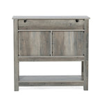 Lindsy console table with storage units - LuxenHome