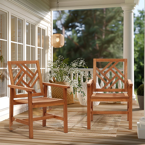 Carmel Outdoor Dining Chair, Set of 2
