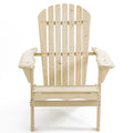 Unfinished Hemlock Wood Adirondack Chair
