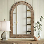 arched-wall-mirror-wood-framed