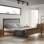 Francis platform bed, queen - LuxenHome