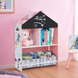 bookcase-with-a-house-shape-on-the-front 