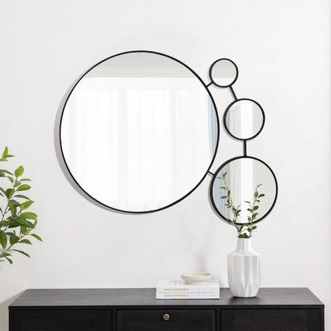 Circles Round Wall Mirror