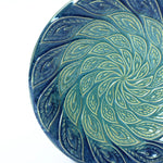 blue-and-green-plate
